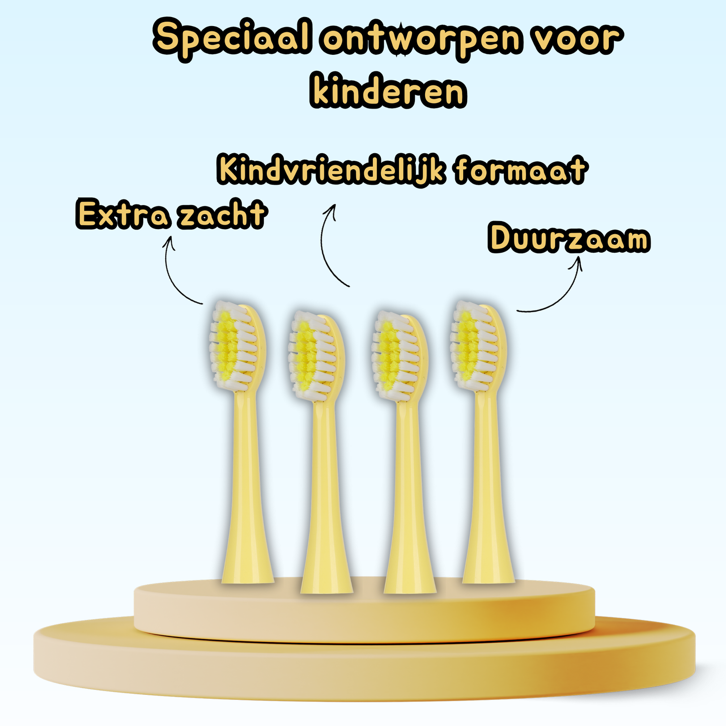 Opzetborstel (4x)